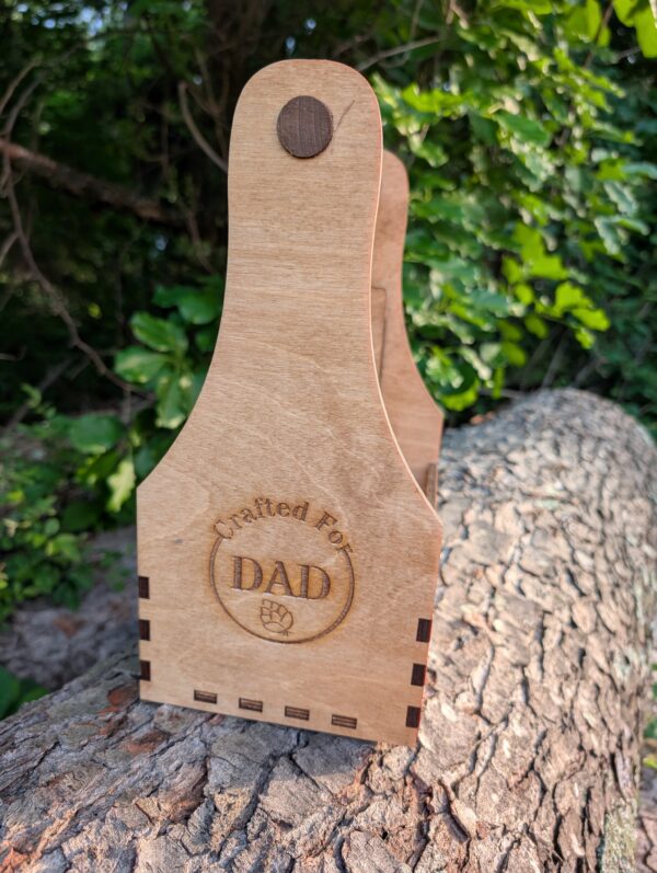 Personalized Beer Caddy with Bottle Opener - Image 8