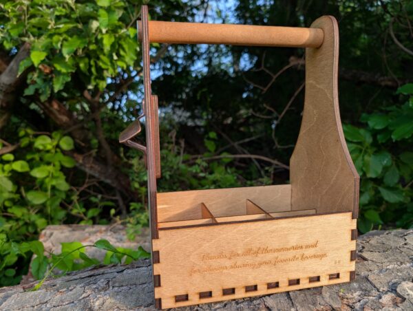 Personalized Beer Caddy with Bottle Opener - Image 5