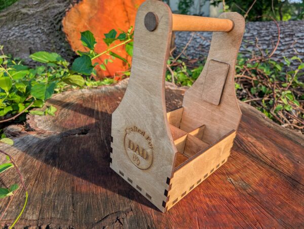 Personalized Beer Caddy with Bottle Opener - Image 9