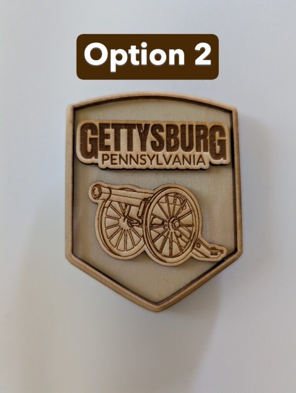 Civil war magnet, Gettysburg Pennsylvania (Option 3)
