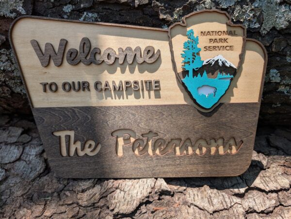 National Park Service (NPS) Welcome Sign - Personalized