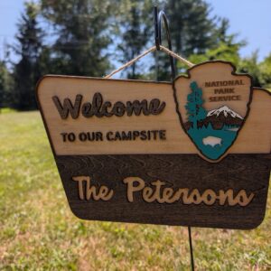 National Park Service (NPS) Welcome Sign - Personalized