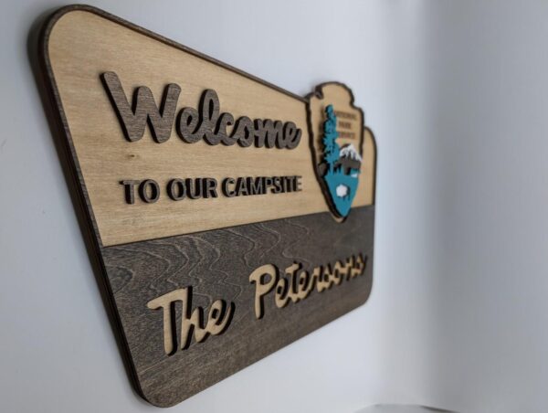 National Park Service (NPS) Welcome Sign - Personalized
