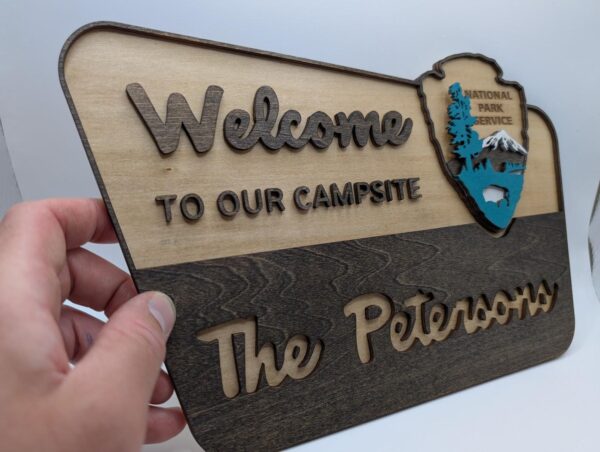 National Park Service (NPS) Welcome Sign - Personalized